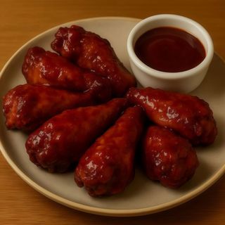 Alitas barbacoa (6 uds.)