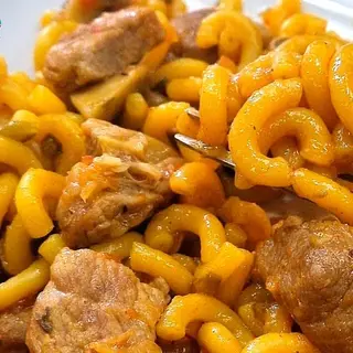 Fideua de costilla 