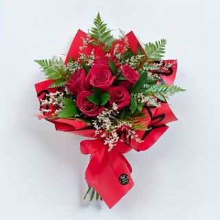 Bouquet "Coração Apaixonado" 6 Rosas