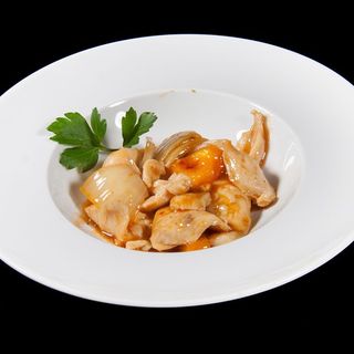 Pollo in salsa piccante
