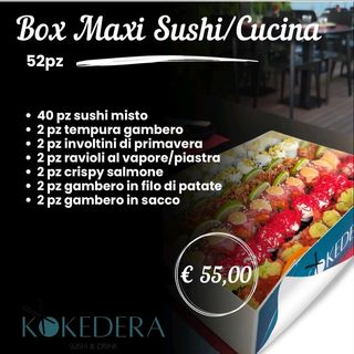Box maxi sushi/cucina *52pz*
