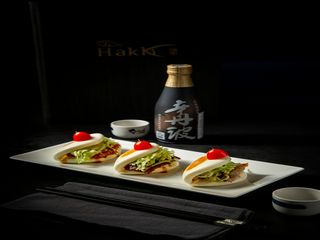 19B. Guabao Con Bacon (3 Uds.)