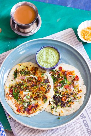 Vegetable uttapam