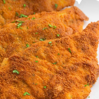 Meniu snitel de pui cu piure