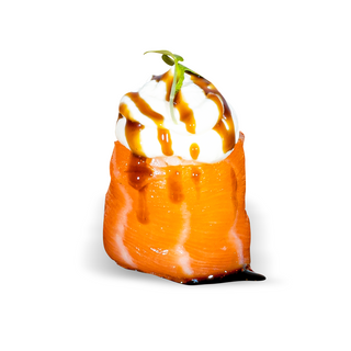 Gunkan de Salmão Philadelphia