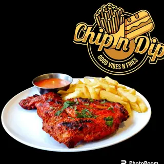 Crazy chicken on go + juice