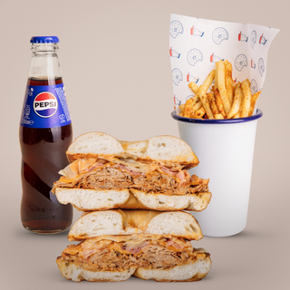 Combo Pulled Pork Bagel (235g)