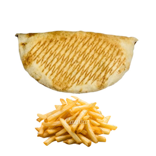 Rollo klasyk z frytkami srednie