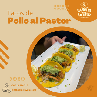 Tacos De Pollo Al Pastor (4 Uds.)
