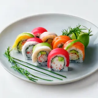 114. Rainbow Spicy Crab Mix