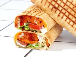 Лавaш з бататом та сиром чеддер ( вегетаріанський )