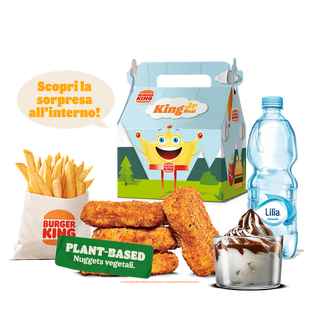 King Junior Menù Plant Based Nuggets