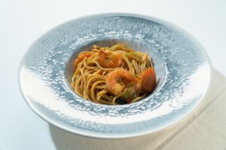 Espaguetis Con Gamba