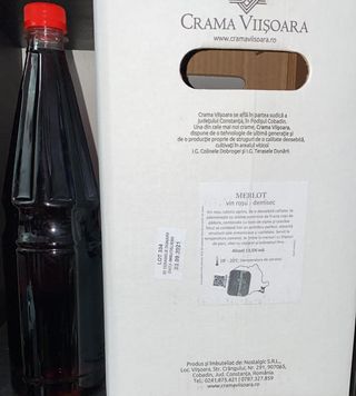 Vin rosu demisec, Merlot - Crama Viisoara