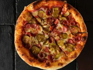 Піца Мисливська гостра 35 см (850g)