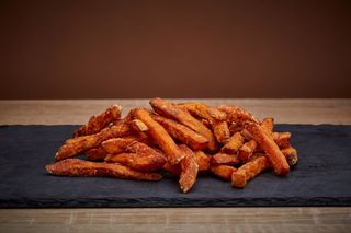 Boniato Frito con Barbacoa picante