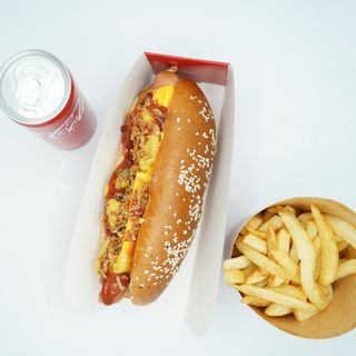 Menu Double Hot Dog Frites + Boisson