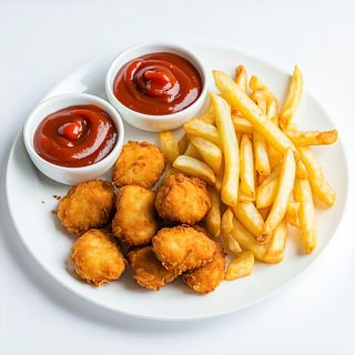 Nuggetsy z frytkami