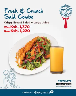 Chicken Breast Salad + Large Juice