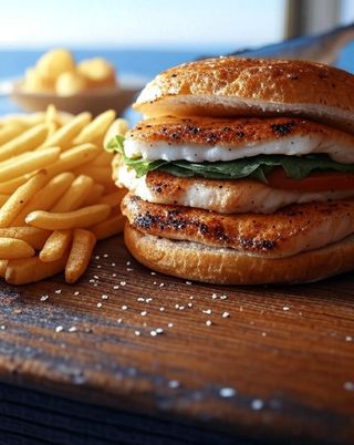 Рибен BBQ бургер