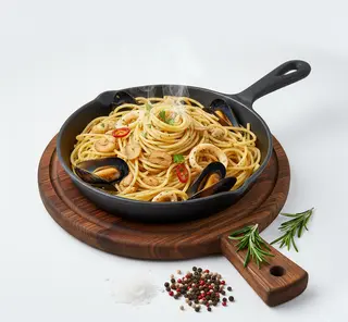 Spaghetti ai polpa di cozze