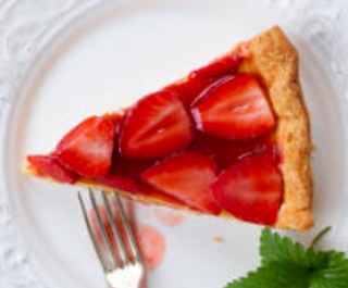 Tarta De Queso Con Fresa