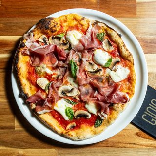 GIOIA ...champiñones y jamón San Daniel