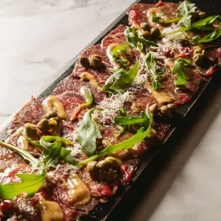 Carpaccio  de lomo bajo.