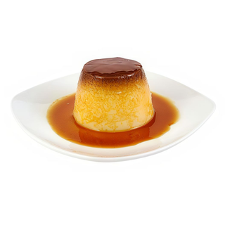 Flan Con Nata O Helado