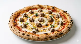 Pizza Polpettosa 30 Cm.
