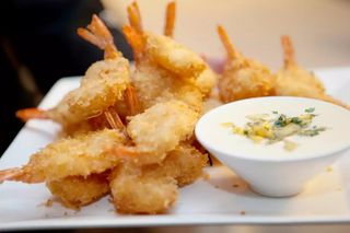 Хрупкави скариди шот