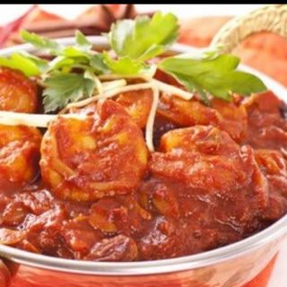 Curry Madras Prawns