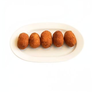 Croquetas de bacalao y gambas