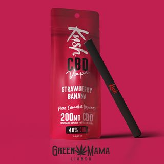 Vape de CBD Morango e Banana
