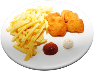 Nuggets de Frango (6 uni.)- Chicken Nuggets (6 pc)