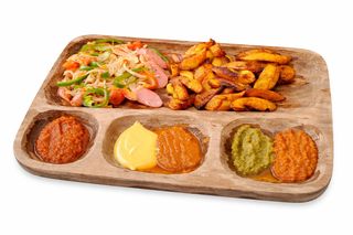 Saucisse De Poulet Braisée & Accompagnement