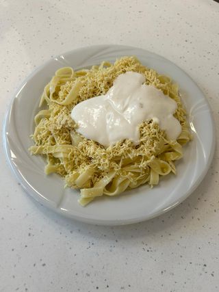 Tagliatele cu branza si smantana