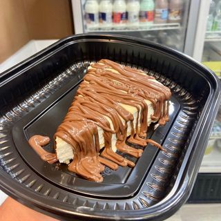 Cheesecake con biscotti Baiocchi