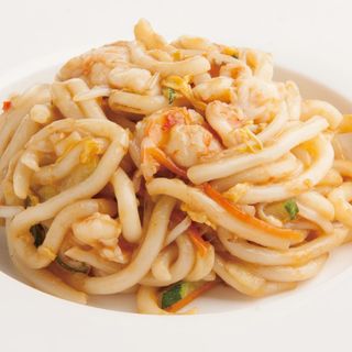 162. Udon con gamberetti