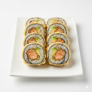 Tempura Maki Salmón (8 Pzs.)