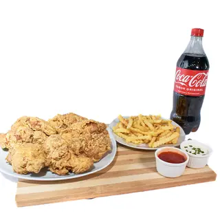 Menú Pollo Frito Familiar