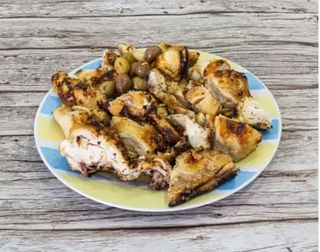 1/2 Frango com Guarnição