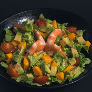 Ensalada Con Langostinos