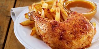 Frites Poulet Frit