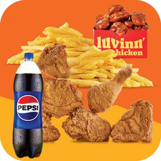 6 Piecer + Nugginns' & Pepsi