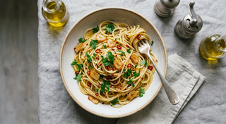 Spaghetti aglio olio peperoncino