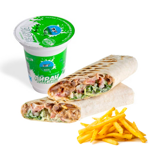 КОМБО ДОНЕР В ЛАВАШЕ