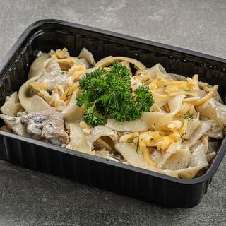 Фетучини с курицей 