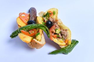 Kafteji double oeuf Merguez /Thon