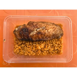 Jollof Rice and Turkey